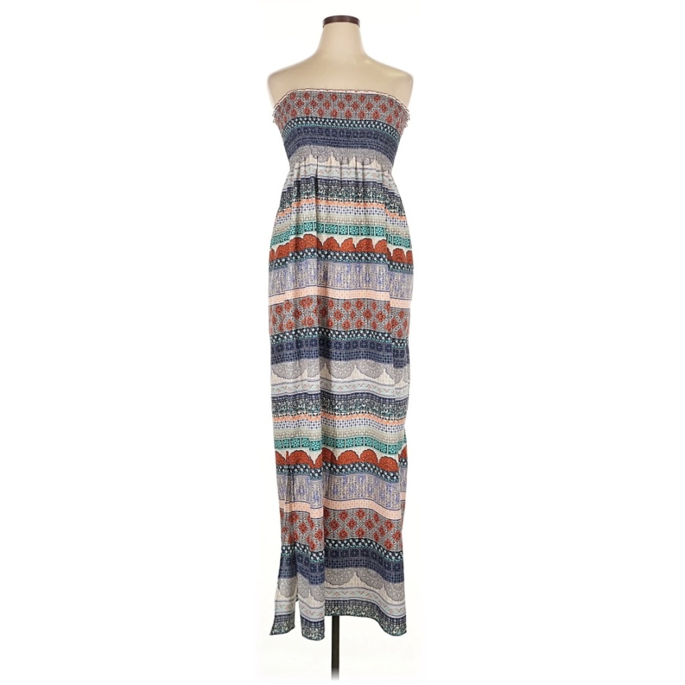 GAP Strapless Bandeau Maxi Dress - Southwestern Print